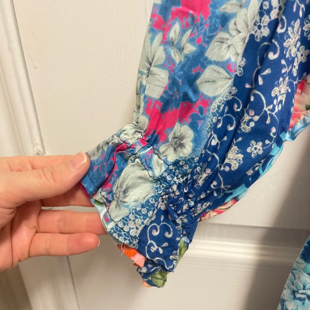 Feathers By Tolani Colorful Multi Pattern Dress - image 7